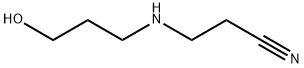 3-[(3-HYDROXYPROPYL)AMINO]PROPANENITRILE 化学構造式