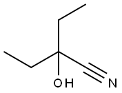 2-乙基-2-羟基丁腈 结构式