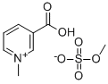 3-カルボキシ-1-メチルピリジニウム・メチルスルファート 化学構造式