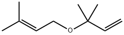 3-methyl-3-[(3-methyl-2-butenyl)oxy]but-1-ene Struktur