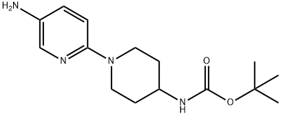 TERT-BUTYL 1-(5-AMINOPYRIDIN-2-YL)PIPERIDIN-4-YLCARBAMATE