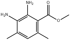 Benzoic acid, 2,3-diamino-4,6-dimethyl-, methyl ester (9CI) 化学構造式