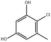 1,3-BENZENEDIOL, 4-CHLORO-5-METHYL- 结构式