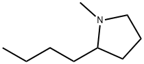 2-Butyl-1-methylpyrrolidine,3447-03-8,结构式