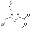 5-BROMOMETHYL-4-CHLOROMETHYL-FURAN-2-CARBOXYLIC ACID METHYL ESTER|
