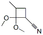 Cyclobutanecarbonitrile, 2,2-dimethoxy-3-methyl- (9CI),344747-08-6,结构式