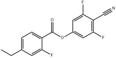 Benzoic acid, 4-ethyl-2-fluoro-, 4-cyano-3,5-difluorophenyl ester|4-乙基-2-氟苯甲酸 4-氰基-3,5-二氟苯酯