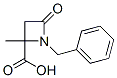 2-Azetidinecarboxylic  acid,  2-methyl-4-oxo-1-(phenylmethyl)- Structure