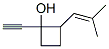 Cyclobutanol, 1-ethynyl-2-(2-methyl-1-propenyl)- (9CI) 结构式