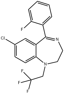 フレタゼパム 化学構造式