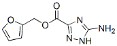1H-1,2,4-Triazole-3-carboxylicacid,5-amino-,2-furanylmethylester(9CI) Struktur