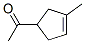 Ethanone, 1-(3-methyl-3-cyclopenten-1-yl)- (9CI) Structure