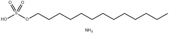 十三烷基硫酸铵, 34506-45-1, 结构式