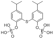 bis[thiobis(p-isopropylphenyl)] bis(dihydrogen phosphate) 结构式