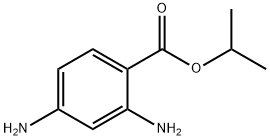 Benzoic acid, 2,4-diamino-, 1-methylethyl ester (9CI) Structure