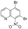 5,7-Dibromo-8-nitroquinoline Struktur