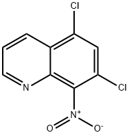 5,7-Dichloro-8-nitroquinoline Structure