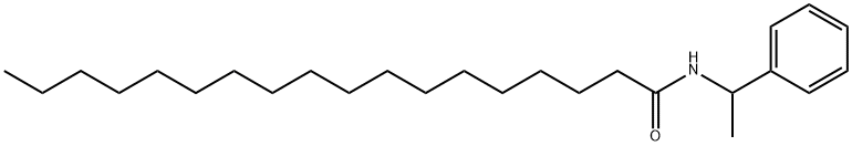 OctadecanaMide, N-(1-phenylethyl)- Structure