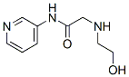 Acetamide, 2-[(2-hydroxyethyl)amino]-N-3-pyridinyl- (9CI) Structure