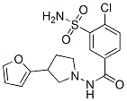 34546-89-9 3-(Aminosulfonyl)-4-chloro-N-[3-(2-furanyl)-1-pyrrolidinyl]benzamide