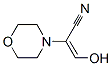 4-Morpholineacetonitrile,  -alpha--(hydroxymethylene)- Structure