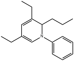 3,5-Diethyl-1,2-dihydro-1-phenyl-2-propylpyridine Struktur