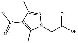 2-(3,5-二甲基-4-硝基-1H-吡唑-1-基)乙酸,345637-69-6,结构式