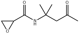 N-(1,1-dimethyl-3-oxobutyl)oxirane-2-carboxamide Structure