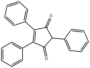 4-Cyclopentene-1,3-dione, 2,4,5-triphenyl- 结构式