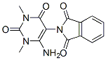 1H-Isoindole-1,3(2H)-dione,  2-(6-amino-1,2,3,4-tetrahydro-1,3-dimethyl-2,4-dioxo-5-pyrimidinyl)- Struktur