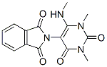 1H-Isoindole-1,3(2H)-dione,  2-[1,2,3,4-tetrahydro-1,3-dimethyl-6-(methylamino)-2,4-dioxo-5-pyrimidinyl]- Struktur