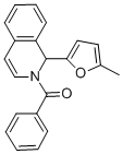 2-BENZOYL-1-(5-METHYL-2-FURYL)-1,2-DIHYDROISOQUINOLINE 化学構造式