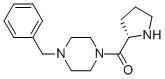 1-(PHENYLMETHYL)-4-[(2S)-2-PYRROLIDINYLCARBONYL]-PIPERAZINE Structure