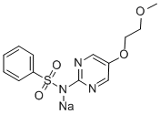 glymidine sodium Struktur
