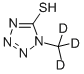1-METHYL-D3-5-MERCAPTO-1,2,3,4-TETRAZOLE 结构式