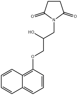 1-[2-Hydroxy-3-(1-naphthalenyloxy)propyl]-2,5-pyrrolidinedione