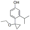 345965-36-8 Phenol, 4-(1-ethoxycyclopropyl)-3-(1-methylethyl)- (9CI)