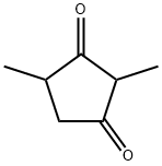 2,4-Dimethylcyclopentane-1,3-dione Struktur