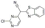 2-(苯并[D]噻唑-2-基)-2-(2-氯嘧啶-4-基)乙腈, 345986-38-1, 结构式