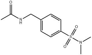 N-[[4-(二甲基氨基磺酰基)苯基]甲基]乙酰胺,345988-24-1,结构式