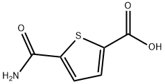 5-氨基羰基噻吩-2-羧酸,345992-88-3,结构式