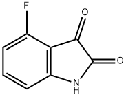 4-氟-2,3-吲哚二酮, 346-34-9, 结构式