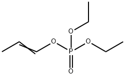 りん酸ジエチル1-プロペニル 化学構造式