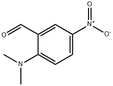 2-(二甲氨基)-5-硝基苯甲醛, 34601-40-6, 结构式