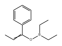 Diethyl[(1-phenyl-1-propenyl)oxy]borane Struktur