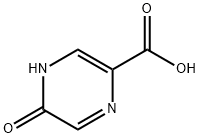 5-ヒドロキシピラジン-2-カルボン酸 化学構造式