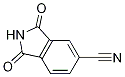 2,3-dihydro-1,3-dioxo-1H-Isoindole-5-carbonitrile 化学構造式