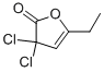 3,3-dichloro-5-ethyldihydrofuran-2(3H)-one Structure