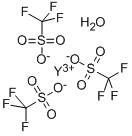 三氟甲磺酸钇水合物 结构式