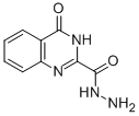 4-オキソ-3,4-ジヒドロキナゾリン-2-カルボヒドラジド 化学構造式
